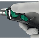 Wera Cricchetto Zyklop Speed 8000 C Black Edition, 1/2", Pistola Nero/Verde