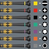 Wera Micro ESD Big Pack 1, Cacciavite Nero/Giallo