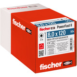 fischer Vite per truciolato PowerFast II 8,0x120 testa svasata TX 