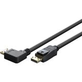 goobay Cavo DisplayPort con connettore a 90° > connettore DisplayPort, 8K / 144Hz Nero