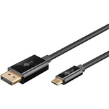 goobay Cavo adattatore USB, connettore USB-C > connettore DisplayPort, 4K 60Hz Nero