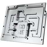 Alphacool Core RX 9070 XT Aorus Elite, Raffreddamento ad acqua trasparente/cromo