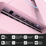 Arozzi Nova 27T2K180, Monitor di gioco fucsia