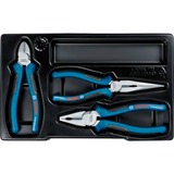 Bosch 1 600 A01 6BG pinza Set di pinze, Set pinze blu/Nero, Set di pinze, Acciaio al cromo vanadio, Gomma