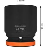 Bosch Bussole a impatto PRO 32mm, 3/4", chiave combinata   Nero