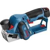 Bosch GHO 12V-20 Professional Nero, Blu, Rosso 14500 Giri/min, Aereo elettrico blu/Nero, Nero, Blu, Rosso, 14500 Giri/min, 5,6 cm, 1,7 cm, 2,5 m/s², Batteria