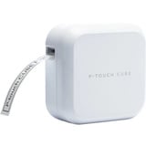 Brother PT-P710BTH stampante per etichette (CD) Trasferimento termico 180 x 360 DPI 20 mm/s Con cavo e senza cavo TZe Bluetooth bianco, TZe, Trasferimento termico, 180 x 360 DPI, 20 mm/s, Con cavo e senza cavo, Nero