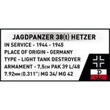 COBI Jagdpanzer 38(t) "Chwat" (Brave), Giochi di costruzione 