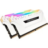 Corsair Vengeance CMW32GX4M2E3200C16W memoria 32 GB 2 x 16 GB DDR4 3200 MHz bianco, 32 GB, 2 x 16 GB, DDR4, 3200 MHz