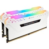 Corsair Vengeance CMW32GX4M2E3200C16W memoria 32 GB 2 x 16 GB DDR4 3200 MHz bianco, 32 GB, 2 x 16 GB, DDR4, 3200 MHz