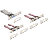 DeLOCK Mini PCIe I/O PCIe full size 4 x Seriale RS-232, 1 x Parallelo 