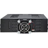 DeLOCK Telaio rimovibile 5,25″ per 8 x 2,5″ HDD / SSD SATA o SAS con serratura, Telaio di montaggio 