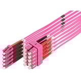 Digitus Cavo patch LWL, duplex, connettore LC > SC, multimode OM4 lilla