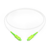 Digitus Cavo patch in fibra ottica simplex, rinforzato in acciaio, monomodale, SC/APC > SC/APC bianco