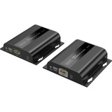 Digitus Extender video 4K USB-C > HDMI, 200 metri, Estensione HDMI Nero