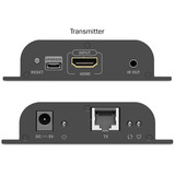 Digitus Extender video 4K USB-C > HDMI, 200 metri, Estensione HDMI Nero