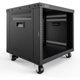Digitus Rack universale da 19 pollici con ruote, Chassis server rack Nero