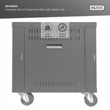 Digitus Rack universale da 19 pollici con ruote, Chassis server rack Nero