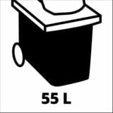 EINHELL GC-KS 2540 CB, Chopper rosso/Nero