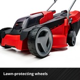 EINHELL GE-CM 18/30 Li (1x3,0Ah) Tagliaerba a spinta Batteria Nero, Rosso rosso/Nero, 0Ah), Tagliaerba a spinta, 150 m², 30 cm, 3 cm, 7 cm, Lame a cilindro