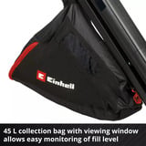 EINHELL Power X-Change Akku-Laubsauger VENTURRO 18/210 Kit, 18Volt, Soffiafoglie / Soffiante rosso/Nero