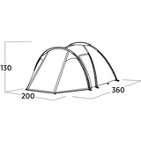 Easy Camp 120479 Lomsdal 3, Tenda verde oliva