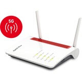 FRITZ! FRITZ!Box 6850 5G, Router WIRELESS LTE Box 6850 5G, Wi-Fi 5 (802.11ac), Dual-band (2.4 GHz/5 GHz), Collegamento ethernet LAN, 3G, Nero, Rosso, Bianco, Router da tavolo