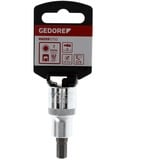 GEDORE Inserto chiave a bussola per cacciavite rosso, 1/2", chiave combinata   cromo