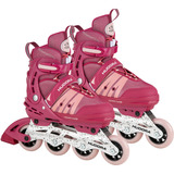 HUDORA Pattini in linea Comfort Mis. 29-34 rosa