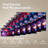 Hisense 85E7S PRO Hi-QLED Televisore, QLED TV Nero/grigio scuro