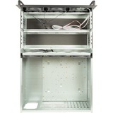 Inter-Tech 4F28 Supporto Nero, Argento, Server case Nero, Supporto, Nero, Argento, ATX, EATX, Mini-ITX, uATX, Acciaio, 4U, 15,5 cm