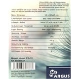 Inter-Tech Argus ES-011, Ventola Nero