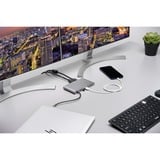 Kensington Docking station portatile senza driver doppia uscita video UH1440P USB-C 5 Gbps – DP/HDMI/VGA argento, Cablato, USB 3.2 Gen 1 (3.1 Gen 1) Type-C, 85 W, 3,5 mm, 10,1000,100 Mbit/s, Argento