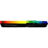 Kingston FURY FURY Beast RGB memoria 16 GB 1 x 16 GB DDR5 5600 MHz Nero, 16 GB, 1 x 16 GB, DDR5, 5600 MHz, 288-pin DIMM