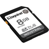 Kingston Industrial 8 GB SDHC Nero