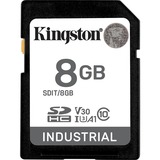 Kingston Industrial 8 GB SDHC Nero