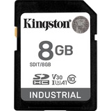 Kingston Industrial 8 GB SDHC, Scheda di memoria Nero