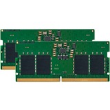 Kingston ValueRAM KVR48S40BD8K2-64 memoria 64 GB 2 x 32 GB DDR5 4800 MHz verde, 64 GB, 2 x 32 GB, DDR5, 4800 MHz, 262-pin SO-DIMM