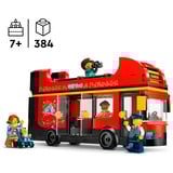 LEGO City 60407 Autobus Turistico Rosso a Due Piani, Giochi per Bambini 7+ con Veicolo Giocattolo e 5 Minifigure, Idea Regalo, Giochi di costruzione Giochi per Bambini 7+ con Veicolo Giocattolo e 5 Minifigure, Idea Regalo, Set da costruzione, 7 anno/i, Plastica, 384 pz, 607 g