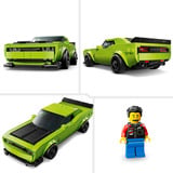 LEGO Speed Champions 77237 Sports Car Dodge Challenger SRT Hellcat, Macchina Giocattolo da Gioco e Esposizione, Regalo da 9+, Giochi di costruzione Macchina Giocattolo da Gioco e Esposizione, Regalo da 9+, Set da costruzione, 9 anno/i, Plastica, 390 pz, 404 g