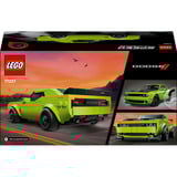 LEGO Speed Champions Sports Car Dodge Challenger SRT Hellcat, Giochi di costruzione Set da costruzione, 9 anno/i, Plastica, 390 pz, 404 g