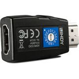 Lindy Emulatore EDID HDMI 4K60, Adattatore Nero