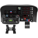 Logitech Flight Radio Panel Nero, Rosso, Argento USB 2.0 Simulazione di Volo Analogico/Digitale PC Simulazione di Volo, PC, Analogico/Digitale, Cablato, USB 2.0, Nero, Rosso, Argento