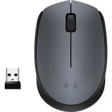 Logitech M170 Grey-K mouse Ambidestro RF Wireless Ottico 1000 DPI grigio, Ambidestro, Ottico, RF Wireless, 1000 DPI, Grigio