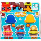 MGA Entertainment DohKins Hero Pack - Assortment 1 Argilla da modellazione 255 g Multicolore, Impastare Argilla da modellazione, Multicolore, Bambino, Bambino/Bambina, 3 anno/i, 99 anno/i