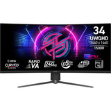 MSI MPG 346CQRFDE X24, Monitor di gioco Nero