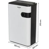 Medion DH30S (MD12044), Deumidificatore bianco/grigio