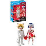 PLAYMOBIL Miraculous: Il sogno di nozze di Ladybugs & Cat Noirs, Giochi di costruzione 