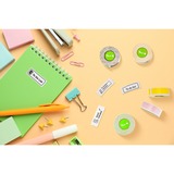 Peach PE102 Trasparente, Etichetta Trasparente, Termica diretta, Bisfenolo A (BPA), 1,4 cm, 4 cm, 180 pz