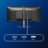 Philips 5000 series 34E1C5600HE/00 LED display 86,4 cm (34") 3440 x 1440 Pixel 4K Ultra HD Nero, Monitor LED Nero, 86,4 cm (34"), 3440 x 1440 Pixel, 4K Ultra HD, LED, 4 ms, Nero